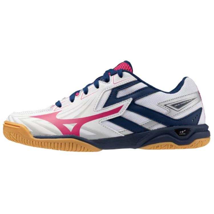 Mizuno Wave Kaiserburg 8 Wmns Mizuno Wide 'White Navy Pink' Women's
