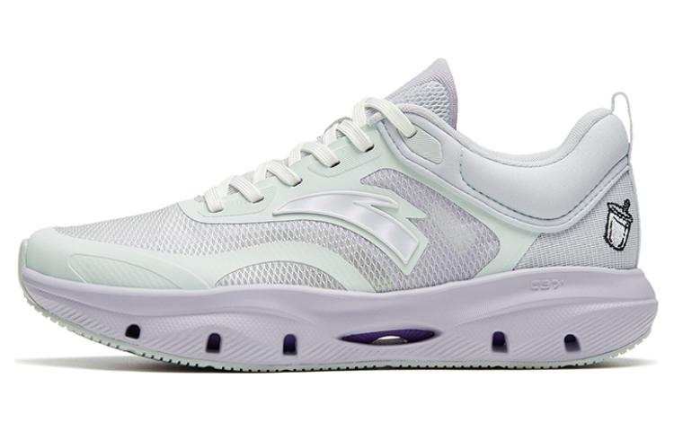 Anta Minimalist Style Abrasion Resistant Breathable Low top Training Shoes Women's Green Gray