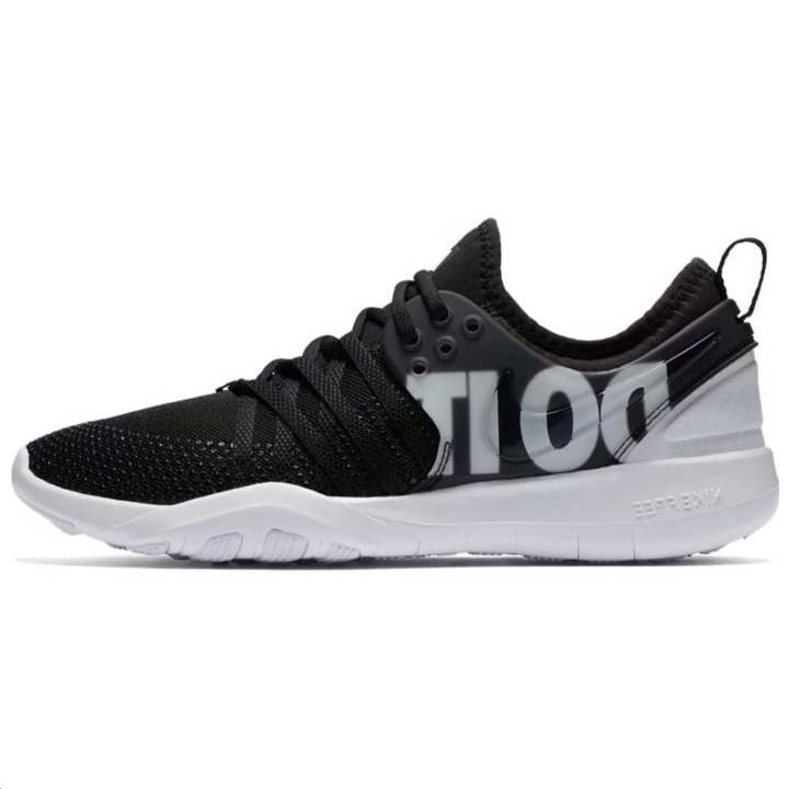 Nike Nike Free Tr 7 Premium Just Do It Black White Women's