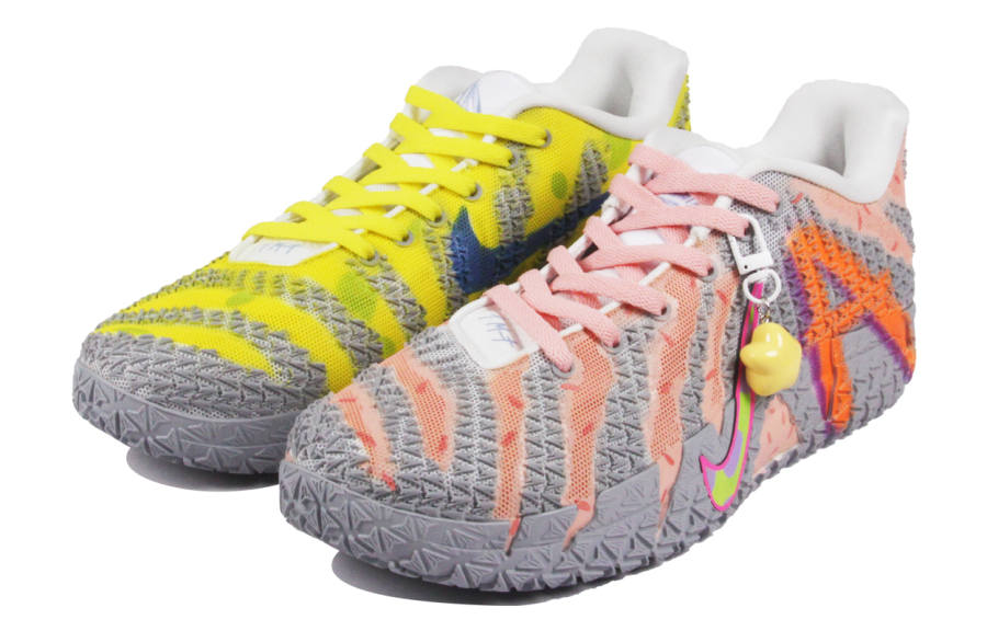 Nike Nike Ja Morant 3 Yellow Pink Bubbles Party Low top Basketball Shoes Unisex Yellow Pink