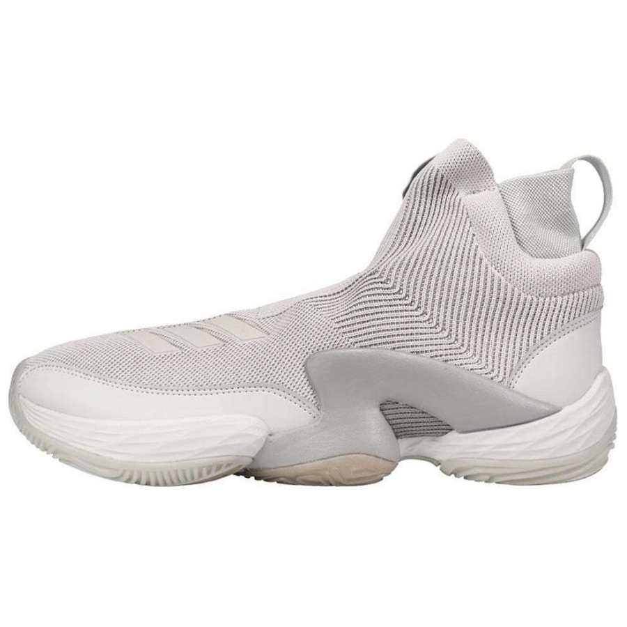 Adidas Adidas N3xt L3V3L 2020 Fabric Slip Resistant Abrasion Resistant High top Vintage Basketball Shoes White