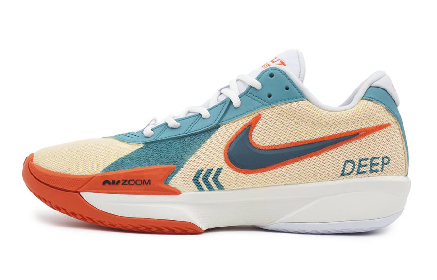 Nike Nike Air Zoom G.T. Cut Academy Cushioning Slip Resistant Abrasion Resistant Low top Basketball Shoes Unisex Blue Red