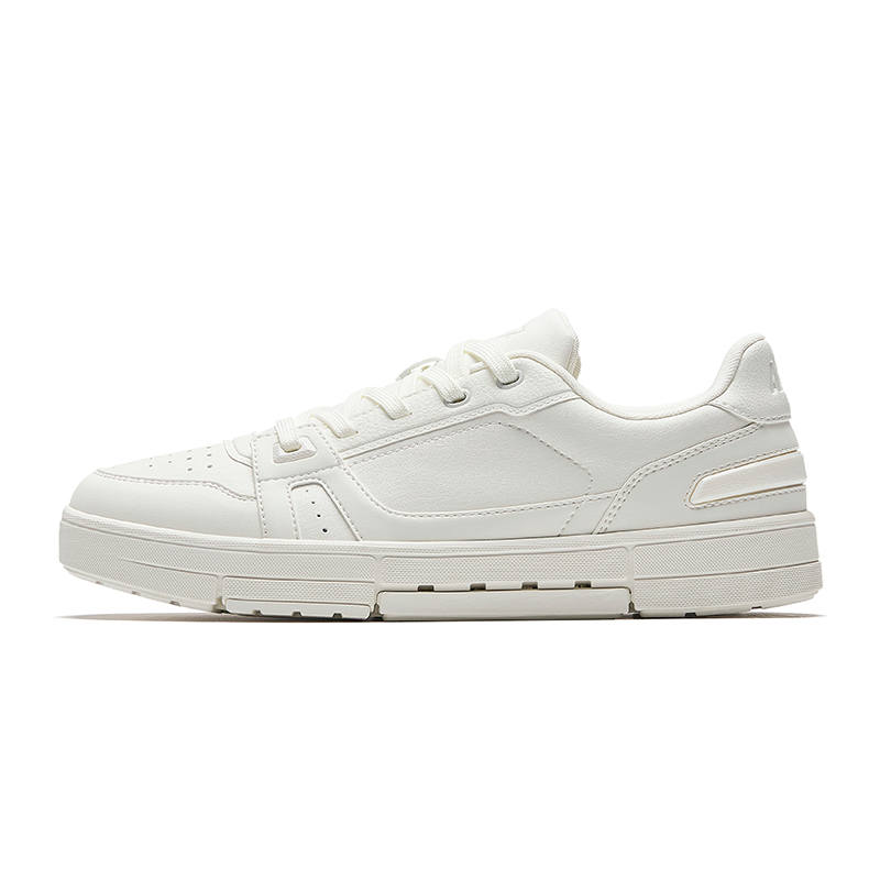Anta Breath Slip Resistant Abrasion Resistant Low top Skateboard Shoes Women's White