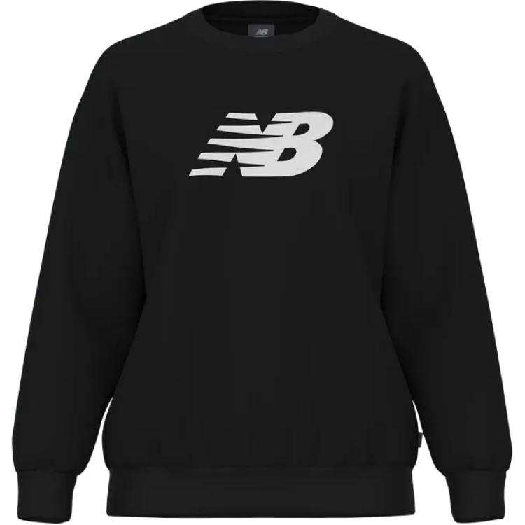 New Balance New Balance Sweatshirts Women's Black Crew Neck Moderate