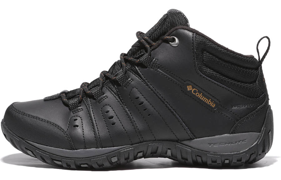 Columbia Cushioning Slip Resistant Abrasion Resistant Waterproof Thermal Mid top Mountaineering Shoes Men's