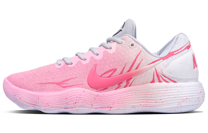 Nike Nike Hyperdunk 2017 Cherry Blossom Mesh, Textile Abrasion Resistant Abrasion Resistant Low top Basketball Shoes Men's