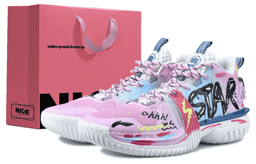Li-Ning Li Ning Storm 2024 Slip Resistant, Abrasion Resistant, Lightweight Slip Resistant, Abrasion Resistant, Lightweight