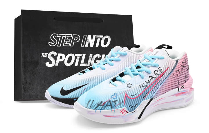 Nike Nike G.T. Jump Academy Graffiti Rainbow, Limited Edition Shopping Bag Cushioning Abrasion Resistant