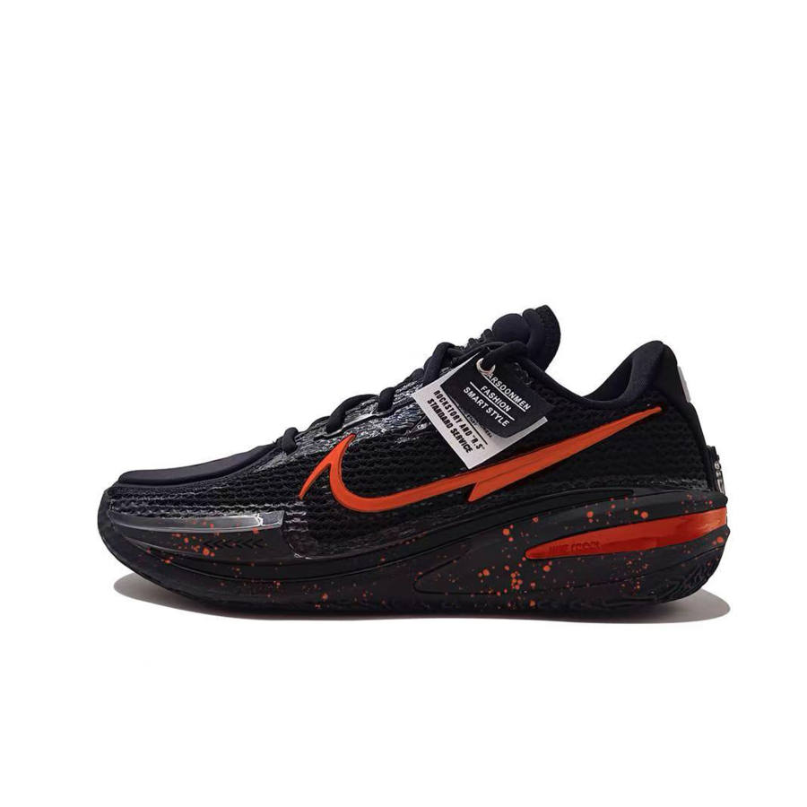 Nike Nike Air Zoom GT Cut Orange Shadow Low top Basketball Shoes Unisex Black Orange