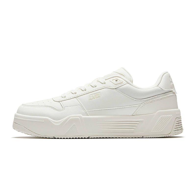 Anta Abrasion Resistant Cushioning Abrasion Resistant Cushioning Low top Skateboard Shoes Men's Ivory White