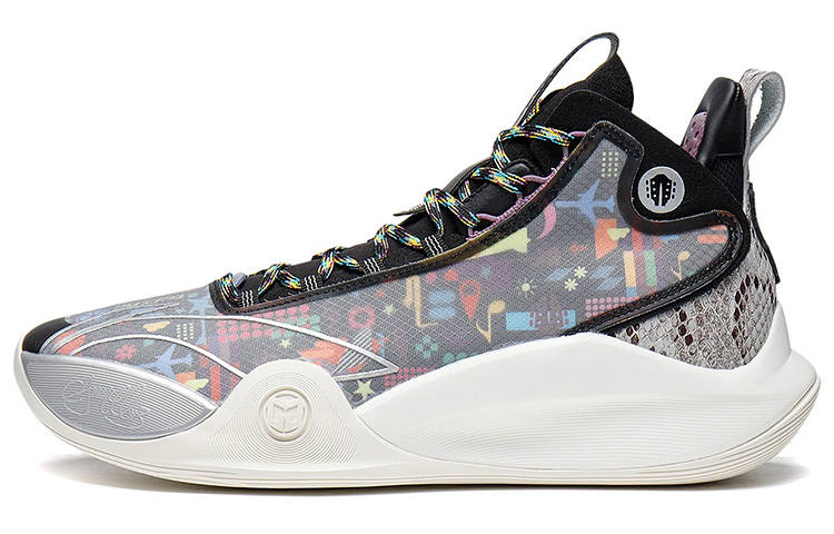 Li-Ning Li Ning CJ 1 CJ 1 Textile, Synthetic Leather, TPU Slip Resistant, Abrasion Resistant, Lightweight Mid top