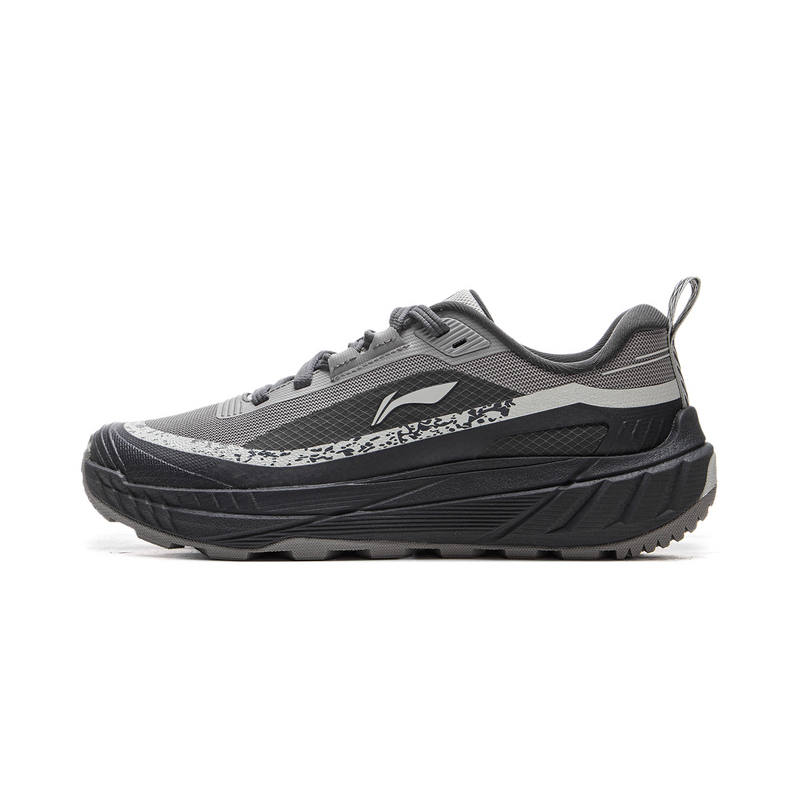 Li-Ning Li Ning Outdoor CF Tracing, Yijie Lite 2.0 Abrasion Resistant Support Low top Hiking Shoes Men's Black Gray