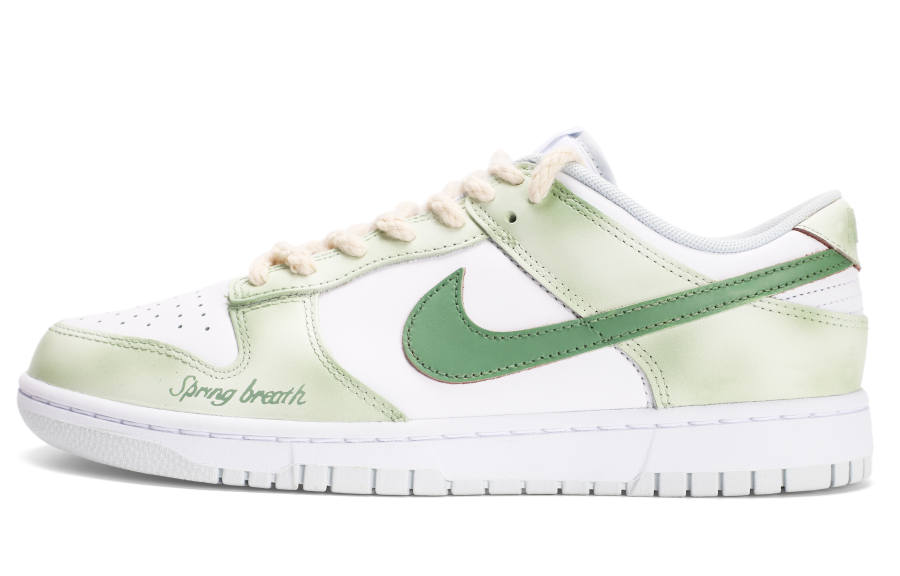 Nike Nike Dunk Abrasion Resistant Low top Skateboard Shoes Unisex Light Green