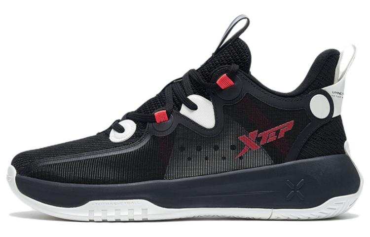 XTEP Ling Ren Basketball Shoes Men's Mid Top Black