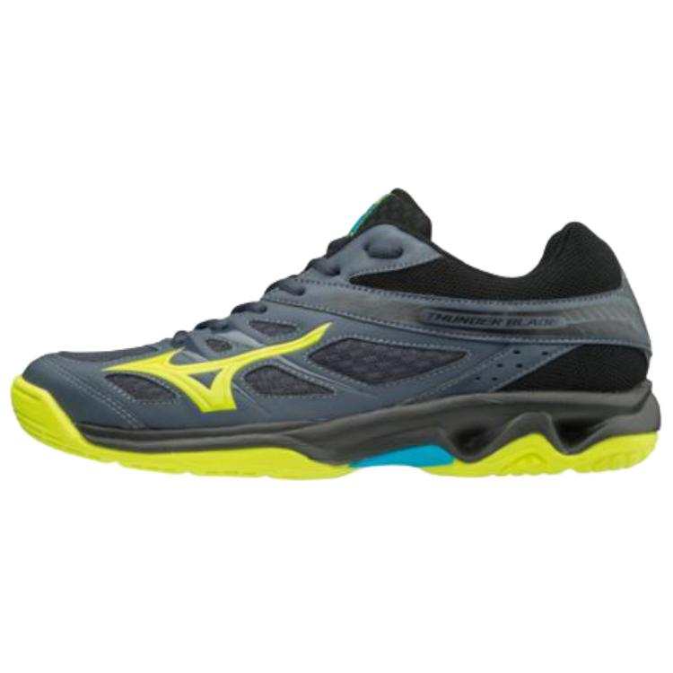 Mizuno Thunder Blade Breathable And Lightweight Training Shoes Unisex Gray Green