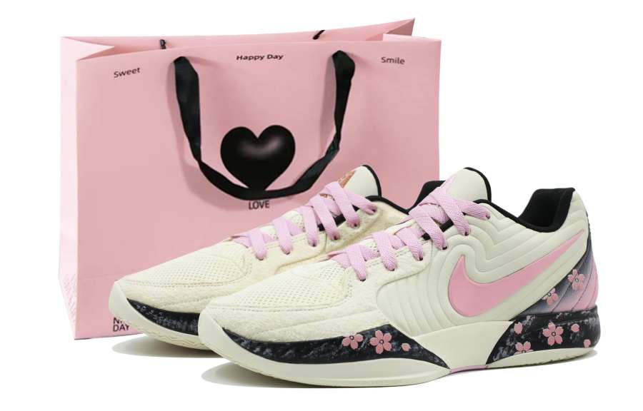 Nike Nike Ja Morant 2 Low top Basketball Shoes Men's Beige Pink