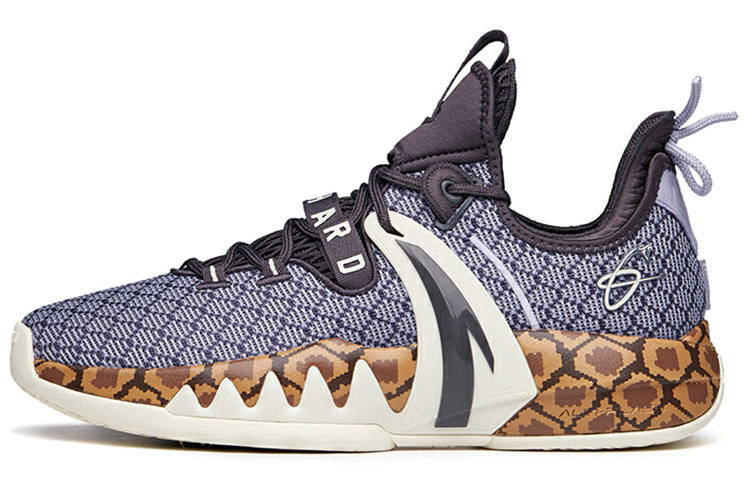 Anta GH2 Hayward Abrasion Resistant Slip Resistant Low top Performance Basketball Shoes Men's Taupe