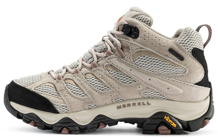 MERRELL MOAB 3 MID WP Textile, Leather Slip Resistant, Abrasion Resistant, Waterproof, And Breathable Mid top