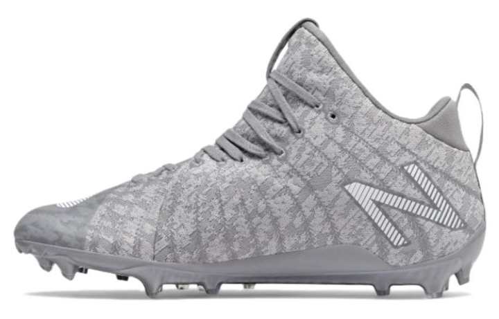 New Balance New Balance BurnX2 Mid Lacrosse Cleat Mid top Training Shoes Men's Gray