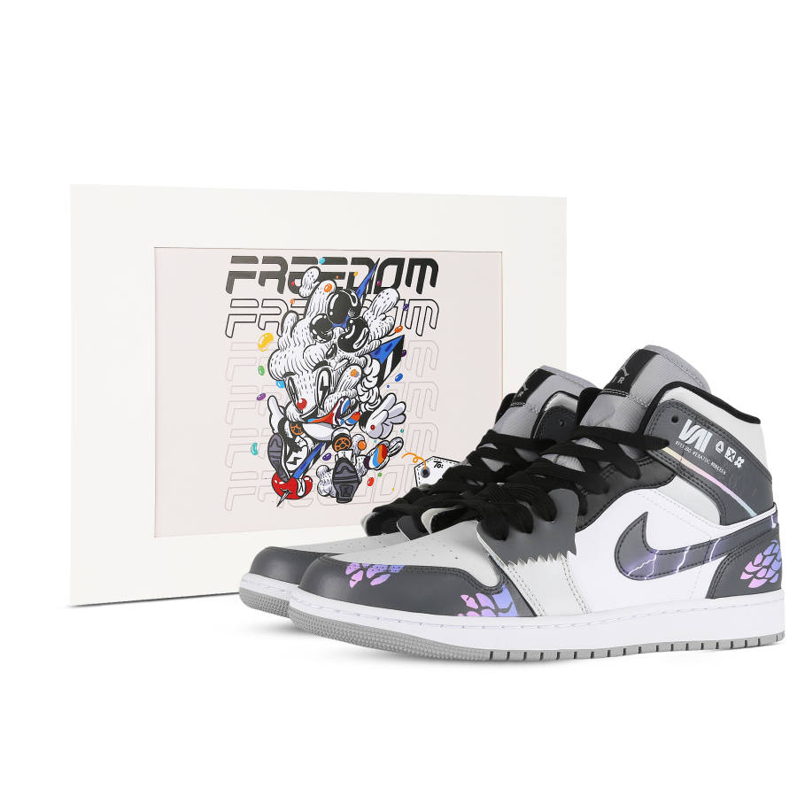 Jordan Jordan Air Jordan 1 Mid Year Of The Dragon Limited Edition, Thunder Concept 2000 Dragon Element, Brochure Mid top