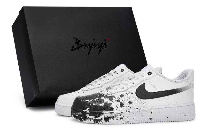 Nike Nike Air Force 1 811 Manufacturing, Ink Wash On Site Mismatched, Special Shoe Box Abrasion Resistant Low top