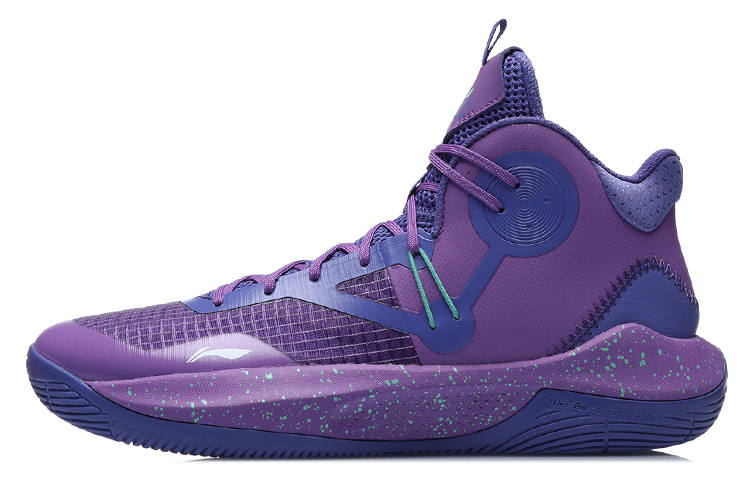 Li-Ning Li Ning Sonic 9 Team Basketball Shoes Men's Mid Top Quartz Purple