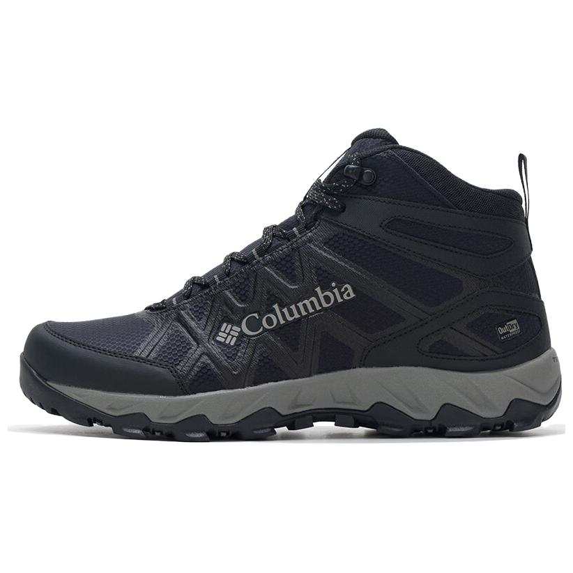 Columbia Peakfreak X2 Outdoor Grip Abrasion Resistant Cushioning Breathable Mid top Hiking Shoes Men's Black