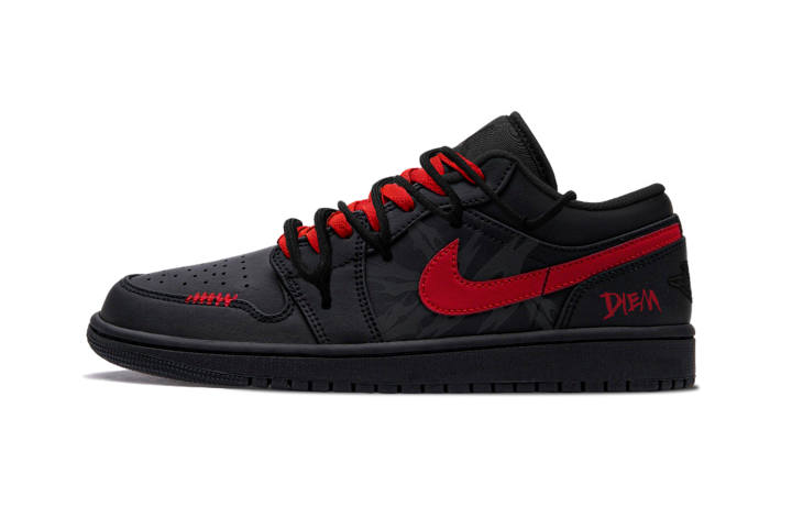 Jordan Jordan Air Jordan 1 Marvel Miles Leather Cushioning Abrasion Resistant Cushioning, Wear Resistant Low top