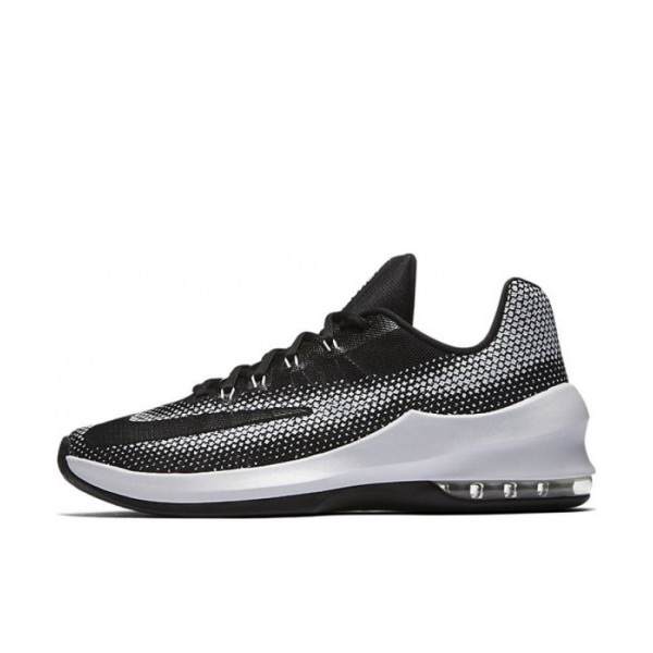 Nike Nike Air Max Infuriate Cushioning, Wear Resistant Mid top Basketball Shoes Men's Black White