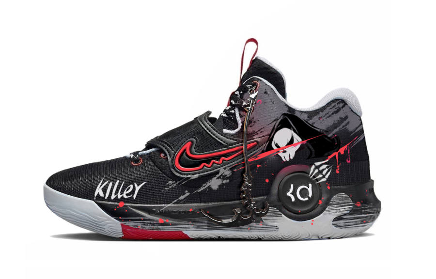 Nike Nike KD Trey 5 X Scythe Kayn Shadow Abrasion Resistant Low top Basketball Shoes Men's Black Red