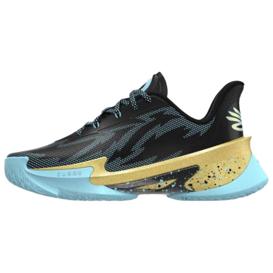 Under Armour CURRY SERIES 7 Low top Basketball Shoes Men's Black Blue