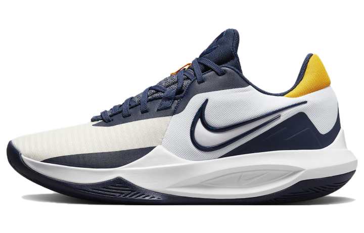 Nike Nike Precision 6 White Midnight Navy Gold