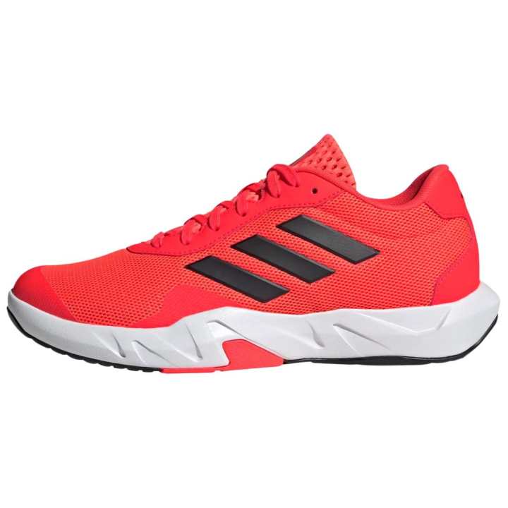 Adidas Adidas AMPLIMOVE Cushioning Breathable Support Low top Training Shoes Men's Red Black