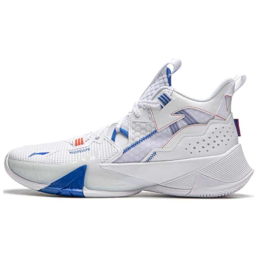 Li-Ning Li Ning Basketball Collection Comfortable And Trendy Slip Resistant Abrasion Resistant Mid top Basketball Shoes Men's