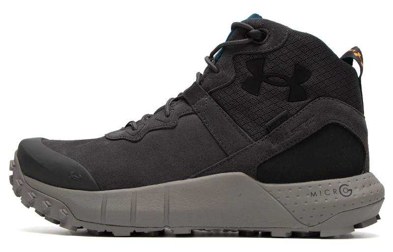 Under Armour Ua Micro G Valsetz Trek Mid Leather Waterproof Tactical Boots 'Grey'