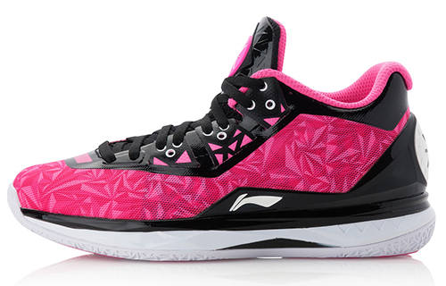 Li-Ning Li Ning WOW 4 Mid top Basketball Shoes Men's Pink Black