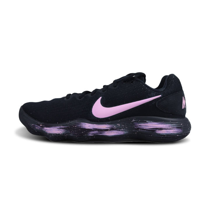 Nike Nike Hyperdunk 2017 Black Pink Dynasty Low top Basketball Shoes Men's