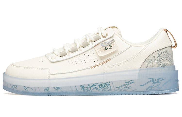 Anta Textile, Synthetic Leather Slip Resistant, Abrasion Resistant, Lightweight Low top Skateboard Shoes Men's