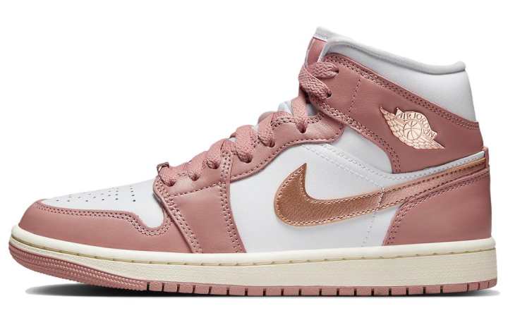 Jordan Jordan 1 Mid Se Red Stardust Women's