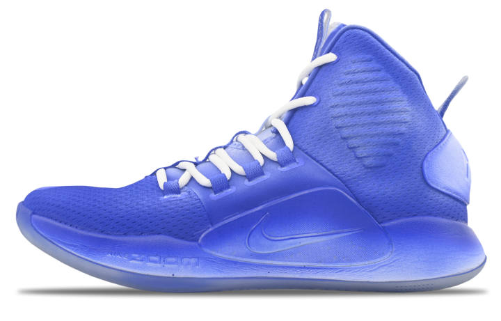 Nike Nike Hyperdunk X Cushioning Abrasion Resistant Cushioning, Wear Resistant Mid top Basketball Shoes Men's Blue