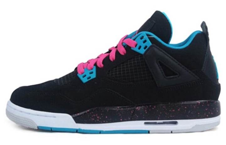 Jordan Air Jordan 4 Retro 'Black Vivid Pink' Gs