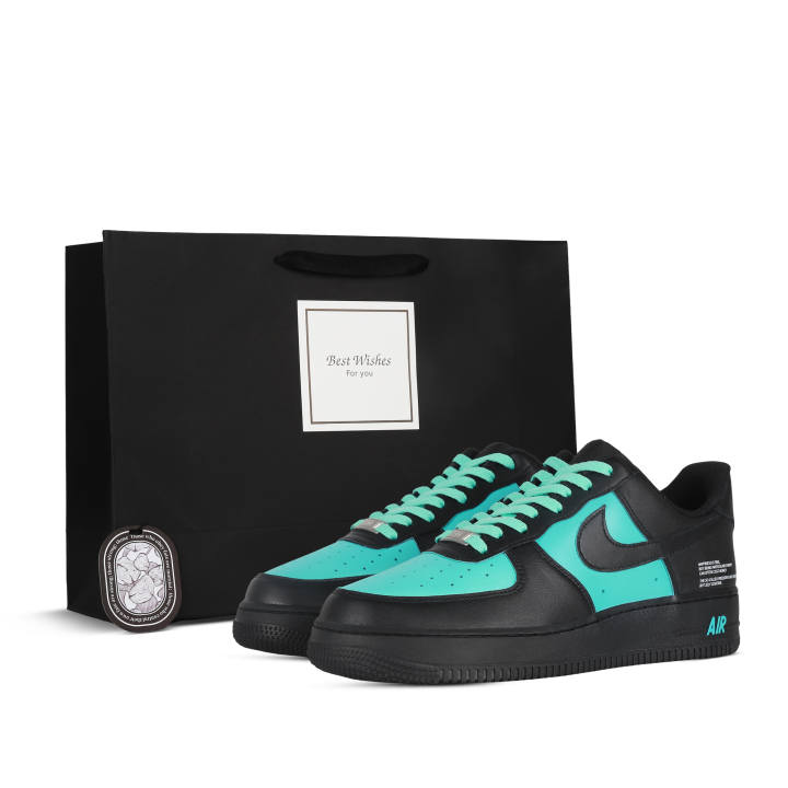 Nike Nike Air Force 1 Beached Coverage Slip Resistant Low top Skateboard Shoes Unisex Mint Green