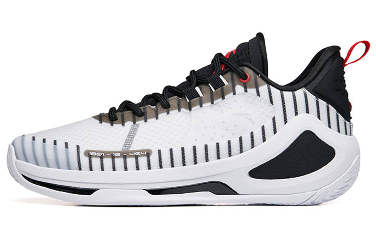 Anta Alien 3 SE Abrasion Resistant Low top Basketball Shoes Men's White Black