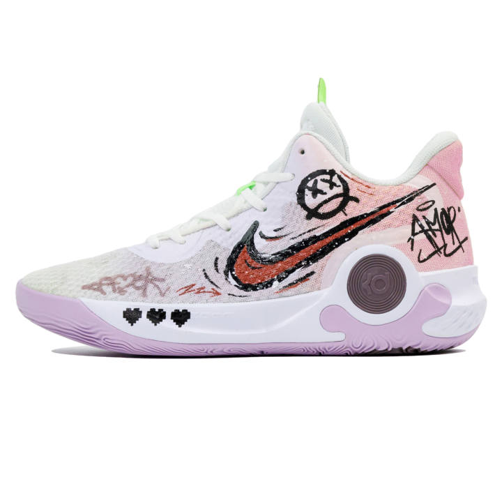 Nike Nike KD Trey 5 IX Mid top Basketball Shoes Unisex Pink Purple