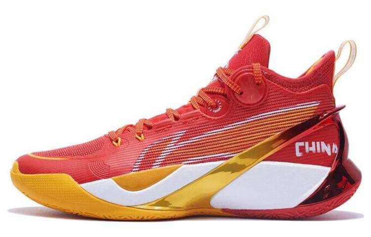 Li-Ning Li Ning SONIC 10 Ultra Textile, Synthetic Leather Cushioning Slip Resistant Abrasion Resistant Mid top Basketball Shoes