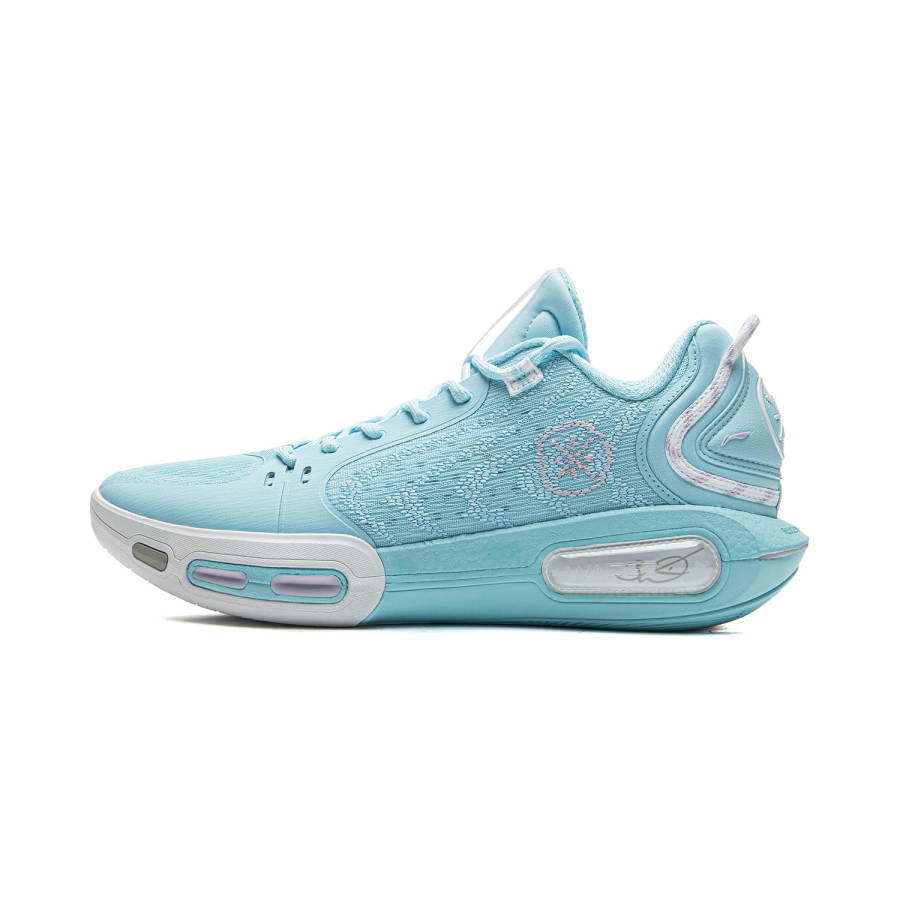 Li-Ning Li Ning Wade Shadow 7 Low top Basketball Shoes Men's Ice Refreshing Blue