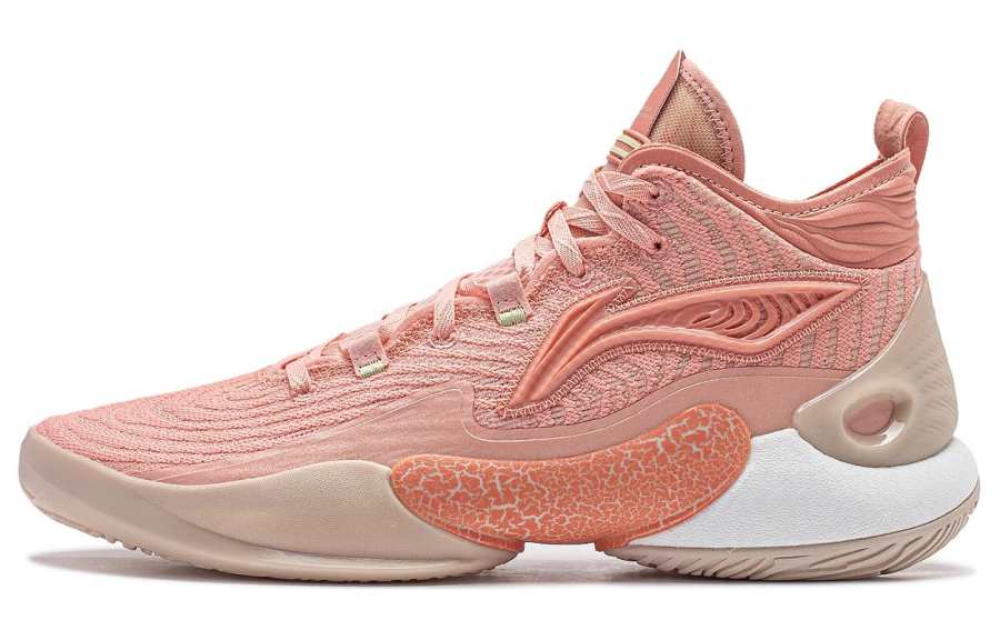 Li-Ning Li Ning YuShuai 18 Basketball Shoes Men's Low Top Pink/Orange
