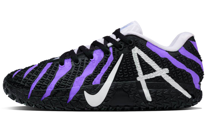 Nike Nike Ja Morant 3 Claw Marks Synthetic Leather Abrasion Resistant Abrasion Resistant Low top Basketball Shoes Unisex