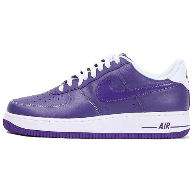 Nike Nike Air Force 1 Comfortable And Lightweight Slip Resistant Abrasion Resistant Low top Skateboard Shoes Men's Purple