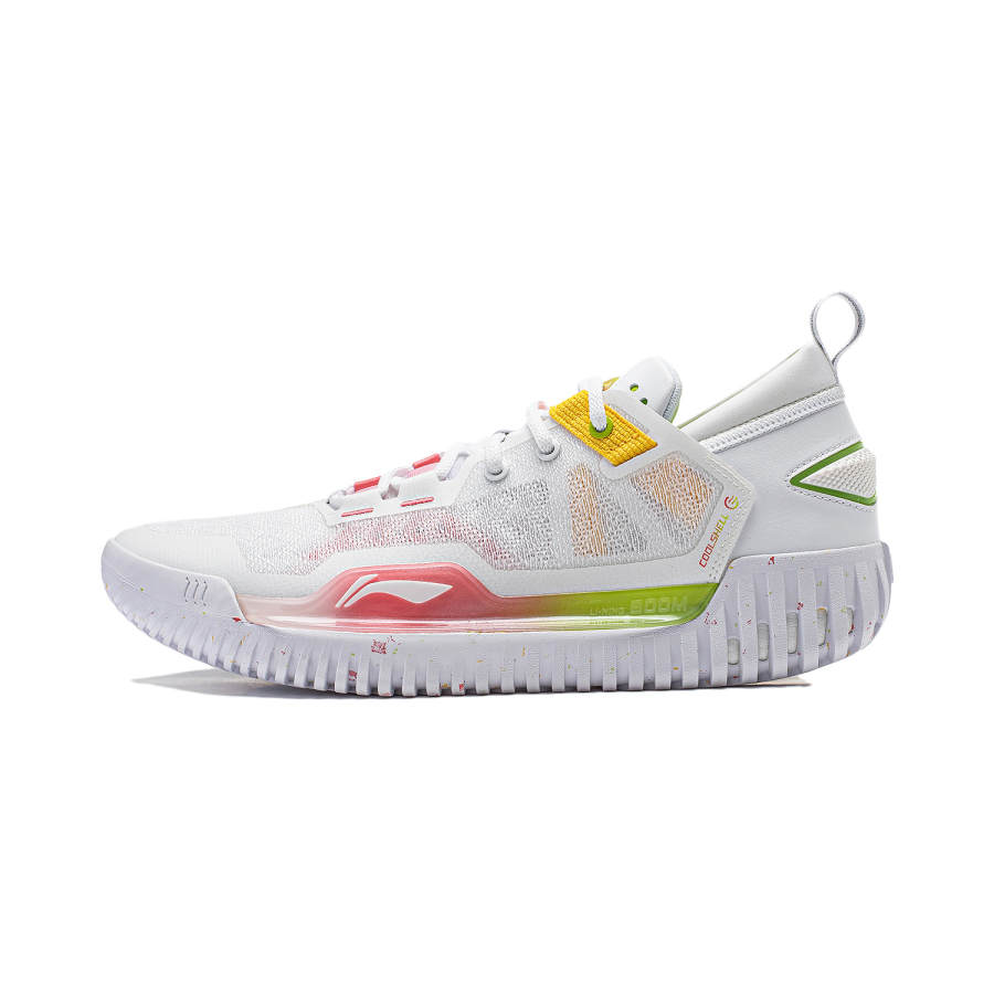 Li-Ning Li Ning BadFive 3 Low Slip Resistant And Breathable Support Low top Basketball Shoes Men's Standard White